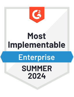 G2 Most Implementable Enterprise — Idea Management